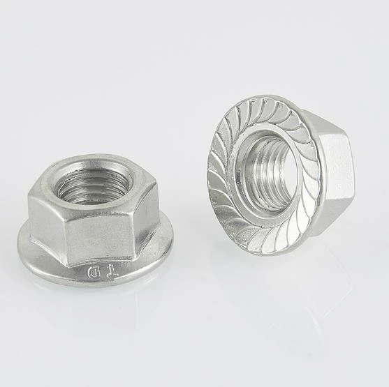 serrated hex nut